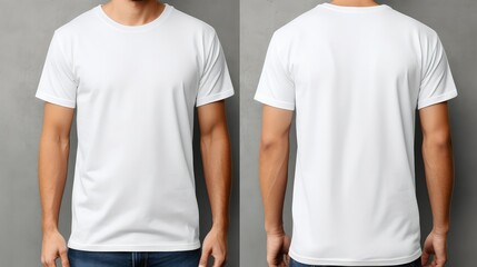 design white tshirt template