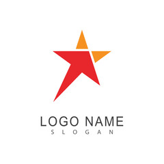 Star logo vector template element symbol design