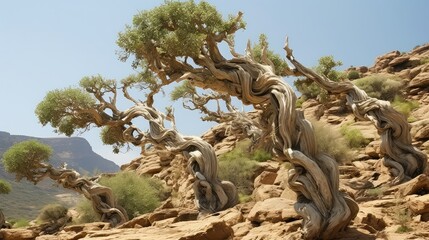 Fototapeta premium aromatic frankincense tree