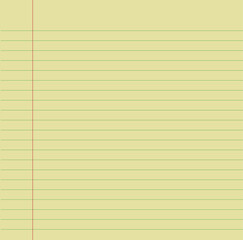Obraz premium Clean simple lined paper, paper, sheet, letter, paper background. Vector. Notebook, writing paper, seamless, page, cloth, chart, school book, paper. graphic, design background. Simple paper. 