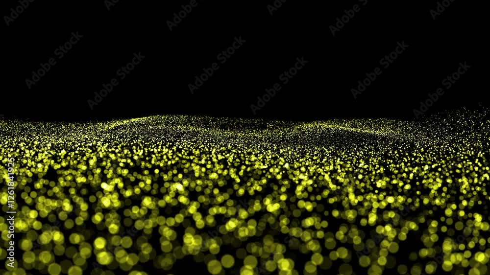 Sticker loop colorful dotted waves endless travel animation.