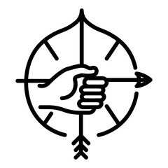 Finger Tab Vector Icon