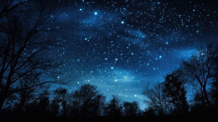 Fototapeta premium stars silouette background