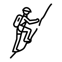 Climbing Quick Links Vector Icon