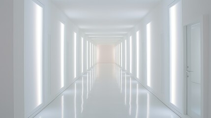 Fototapeta premium modern hallway of doors