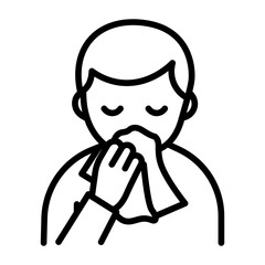 Pollen Allergy Vector Icon
