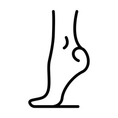 Heel Spur Vector Icon