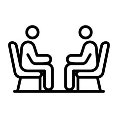 Anxiety Counseling Vector Icon