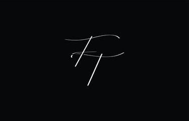 A minimal yet stylish depiction of white cursive lettering forming FT on a dark background, symbolizing elegance and simplicity.