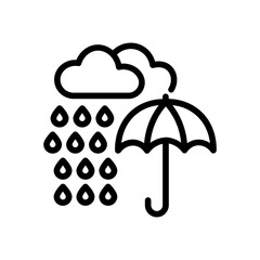 Monsoon Gathering Vector Icon