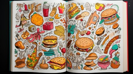 whimsical doodle book