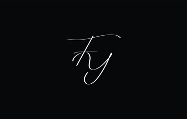 A minimal yet stylish depiction of white cursive lettering forming FY on a dark background, symbolizing elegance and simplicity.