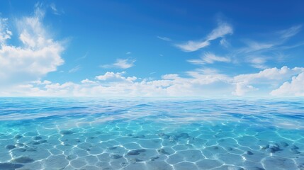 Fototapeta premium sky blue tsunami