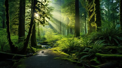 Obraz premium photosynthesis science green