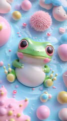 3D Frog
