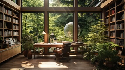 Obraz premium nook library office