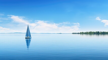 lake calm blue