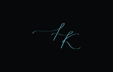 A minimal yet stylish depiction of white cursive lettering forming IK on a dark background, symbolizing elegance and simplicity.
