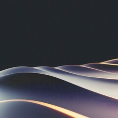 Abstract Dark Wavy Lines Background Texture