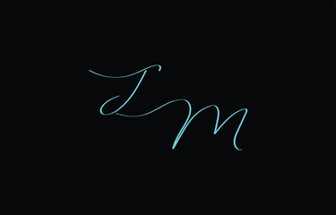 A minimal yet stylish depiction of white cursive lettering forming JM on a dark background, symbolizing elegance and simplicity.