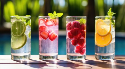fruits spa water
