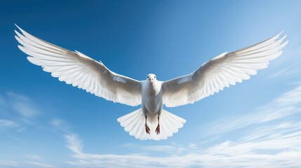 Fototapeta premium s white wing