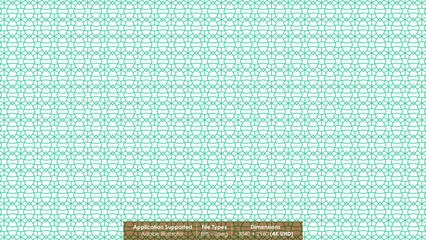 Seamless Islamic geometric line pattern background