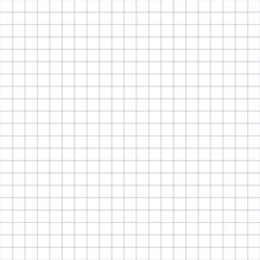 Clean simple graph paper, checked paper, gridded paper background. Vector. Notebook, sheet paper, seamless, page, cloth, chart, school book, paper. graphic, design background.