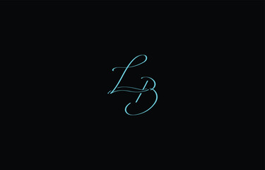 A minimal yet stylish depiction of white cursive lettering forming LB on a dark background, symbolizing elegance and simplicity.