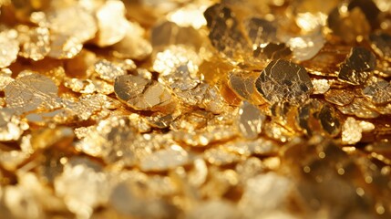 opulent gold flake texture