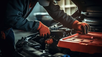 installation car battery mechanic