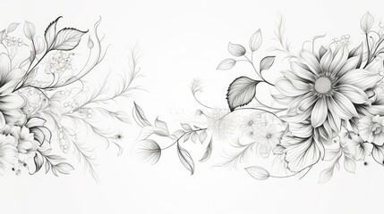 monochrome black and white psychedelic