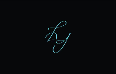 A minimal yet stylish depiction of white cursive lettering forming LY on a dark background, symbolizing elegance and simplicity.