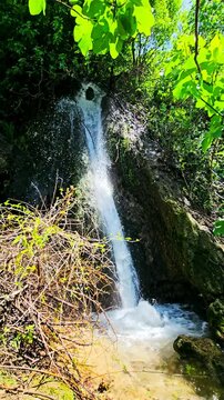 Serene waterfall cascading through lush greenery, a hidden gem in nature's embrace.
📍Selin, Hawraman Takht - Kurdistan 
