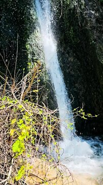 Serene waterfall cascading through lush greenery, a hidden gem in nature's embrace.
📍Selin, Hawraman Takht - Kurdistan 