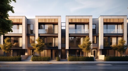 minimalist town houses
