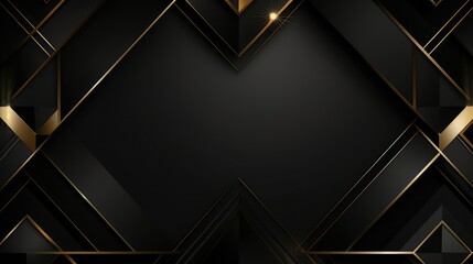 Obraz premium elegance black and gold luxury background