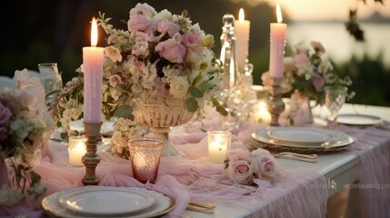 china wedding table decor