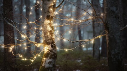 photo white lights string