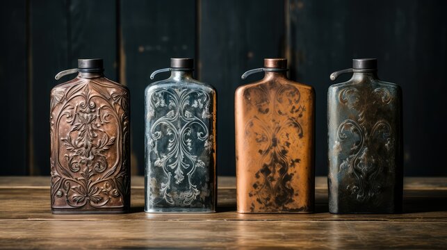 timeless metal flask