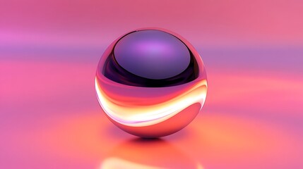 Thermal imaging of heat distribution in a metallic sphere