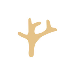 Obraz premium abstract coral shape