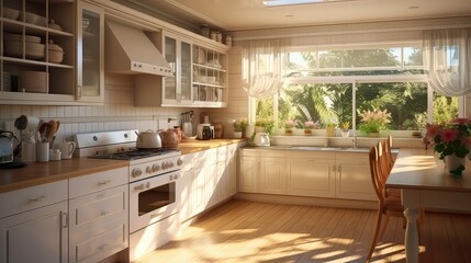 Fototapeta premium cabinets clean house relax