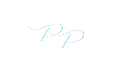 A minimal yet stylish depiction of white cursive lettering forming PP on a dark background, symbolizing elegance and simplicity.