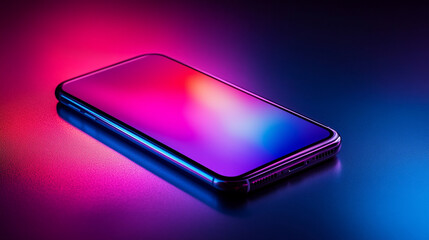 Abstract cyberpunk technology with neon glowing elements, creating a futuristic gaming atmosphere. The bright, blurred background symbolizes chaos and innovation, offering space for captions.

