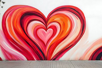 heart shaped eels like in love for valentines day