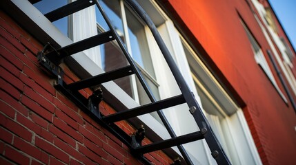 Obraz premium emergency home fire escape plan