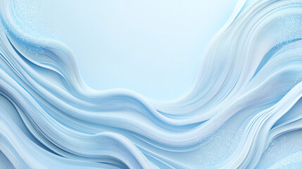 Fototapeta premium Abstract blue wave on a white background A blue wave with a dark blue background