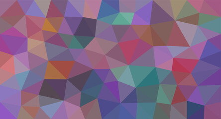 Fototapeta premium Multicolor vector abstract mosaic pattern. Modern abstract illustration with triangles. Low poly background