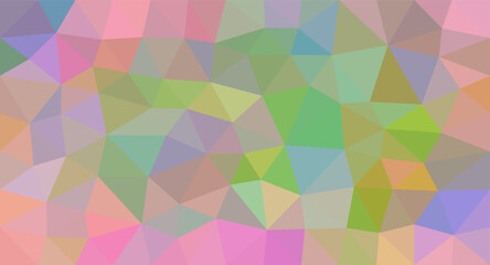 Multicolor vector abstract mosaic pattern. Modern abstract illustration with triangles. Low poly background